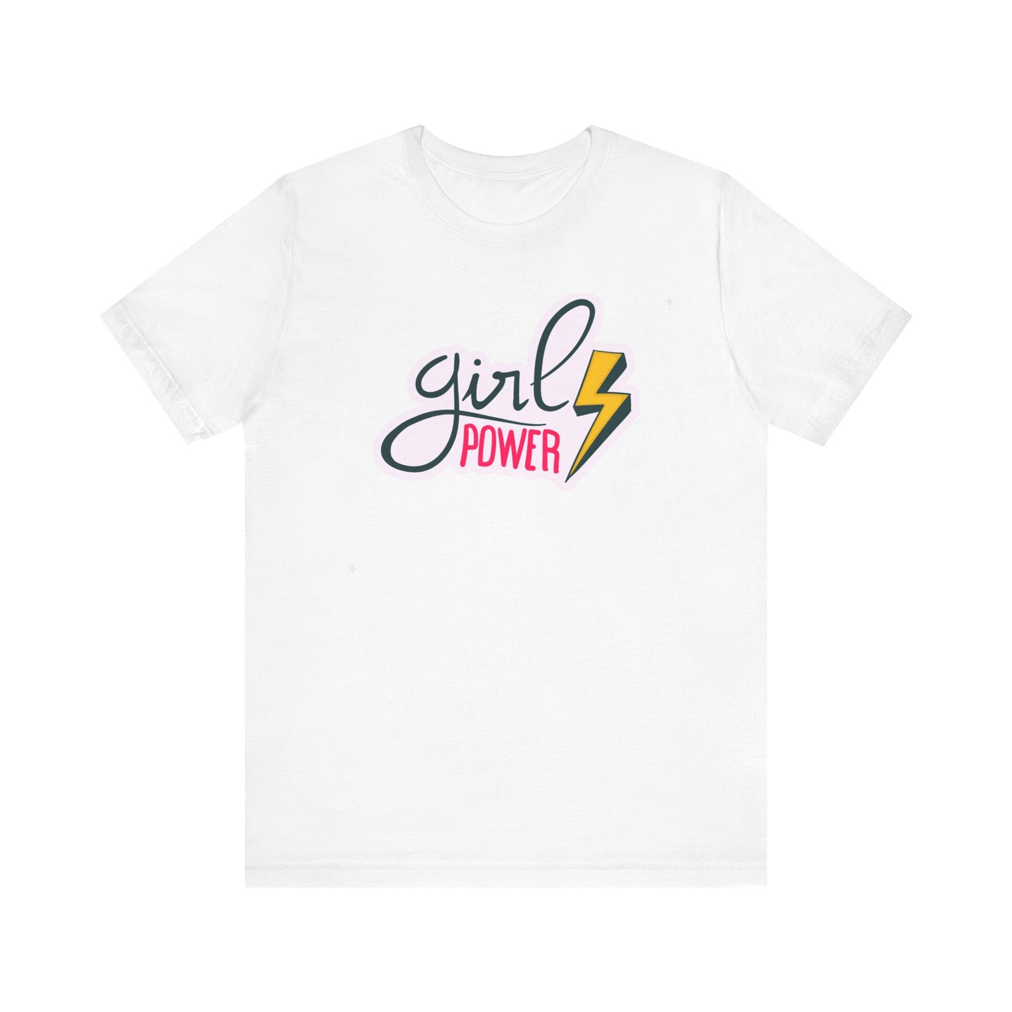 Girl Power Womens Unisex Jersey Short Sleeve Tee