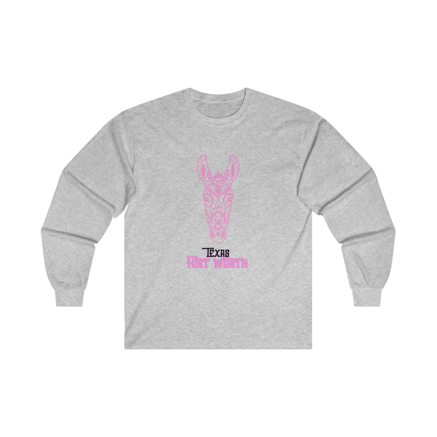 Tx Pink Donkey Unisex Ultra Cotton Long Sleeve Tee
