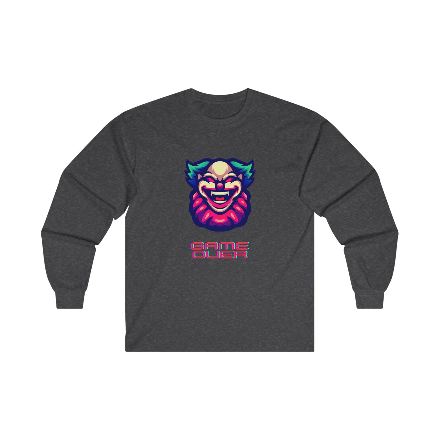 Game Over Clown Unisex Ultra Cotton Long Sleeve Tee