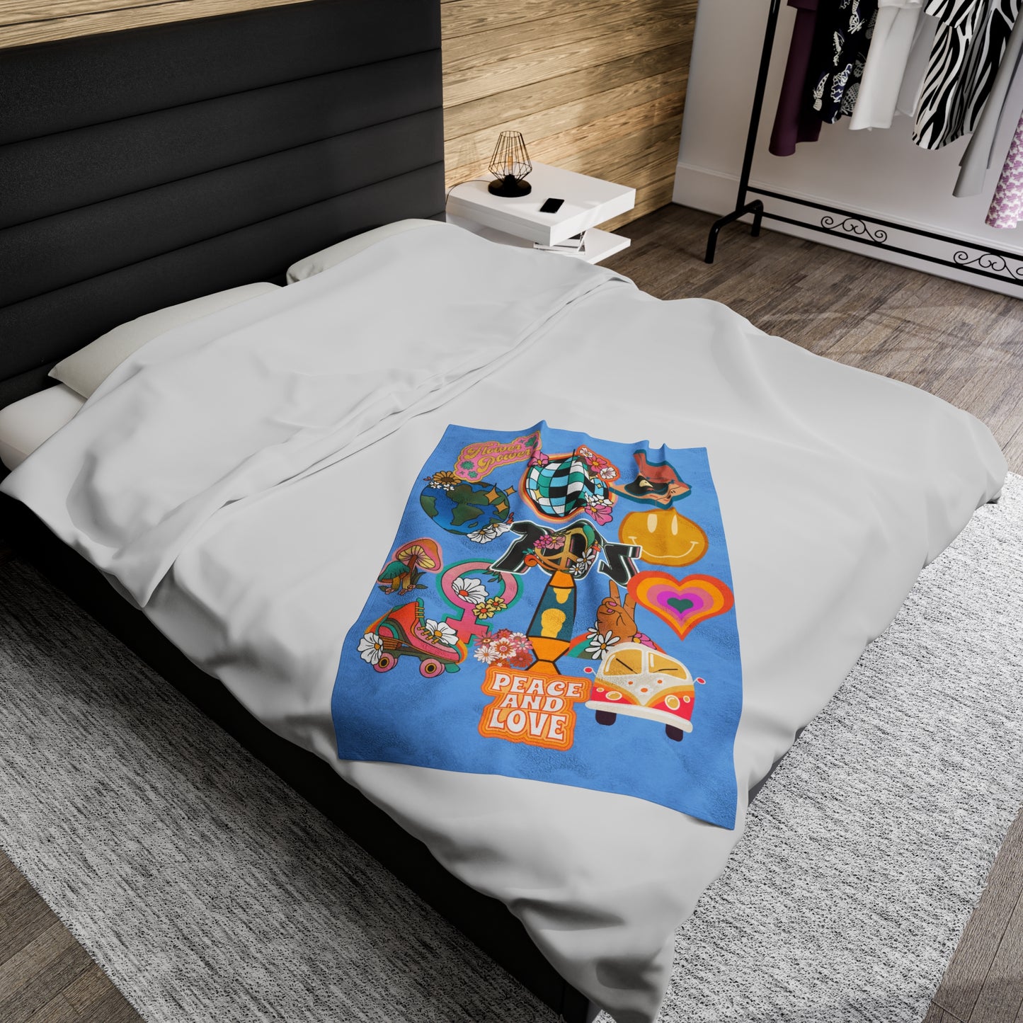 The 70’s Velveteen Plush Blanket