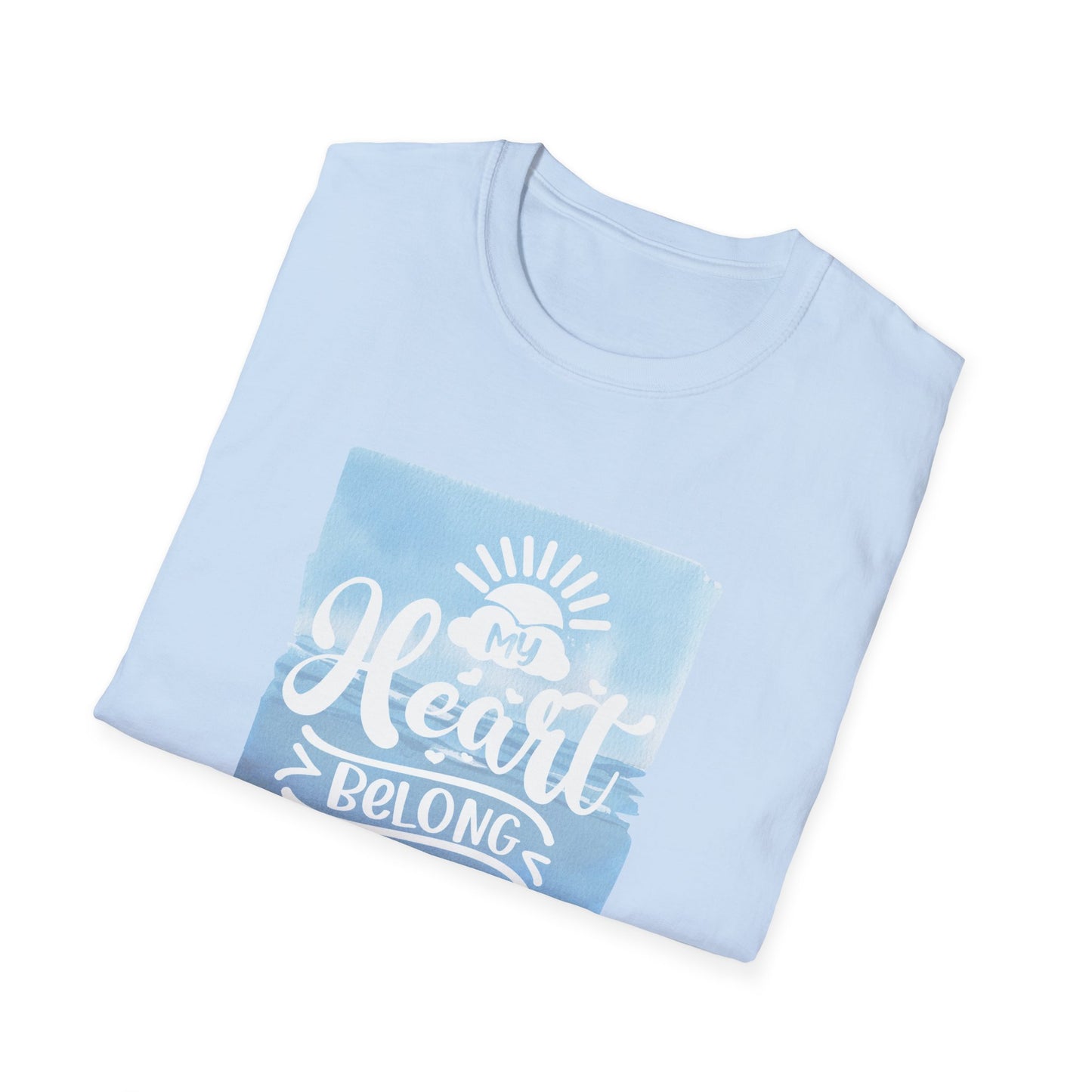 My Heart Belongs to the Sea Unisex Softstyle T-Shirt