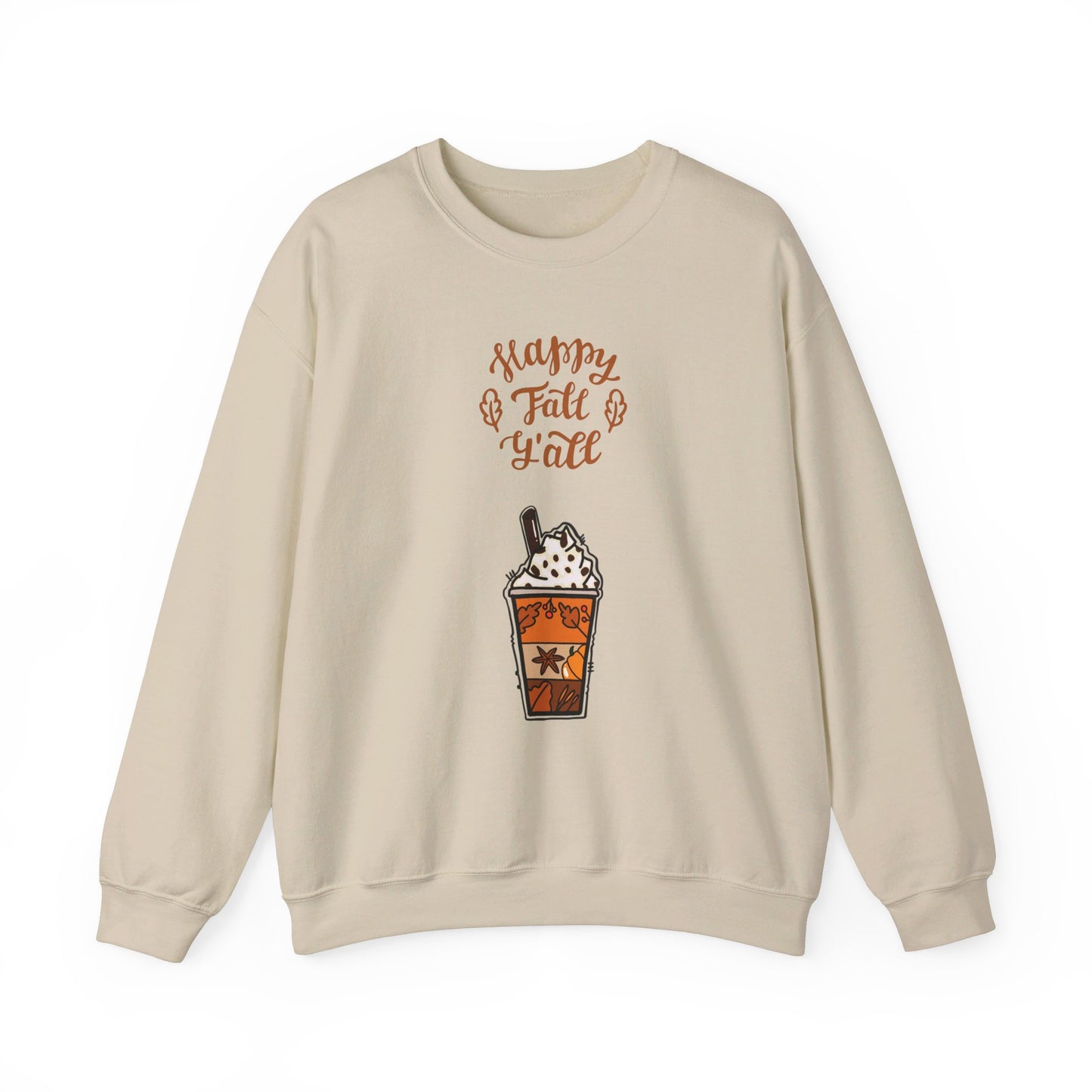 Happy Fall Y’all Unisex Heavy Blend™ Crewneck Sweatshirt