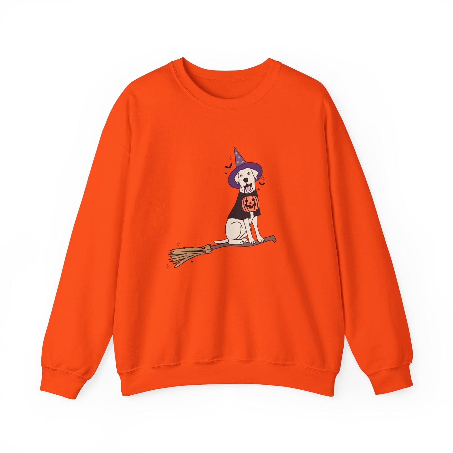 Retriever Witch Unisex Heavy Blend™ Crewneck Sweatshirt