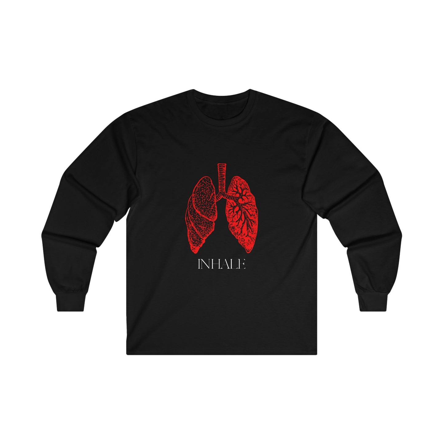 Inhale Unisex Ultra Cotton Long Sleeve Tee