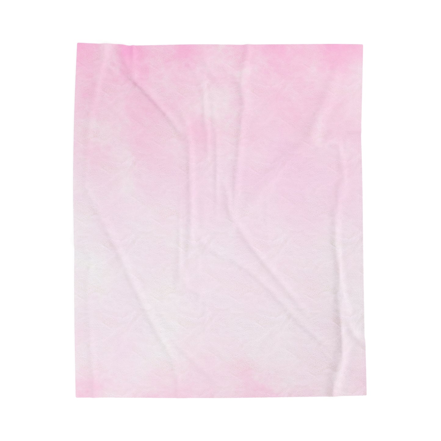 Pink Fade Velveteen Plush Blanket