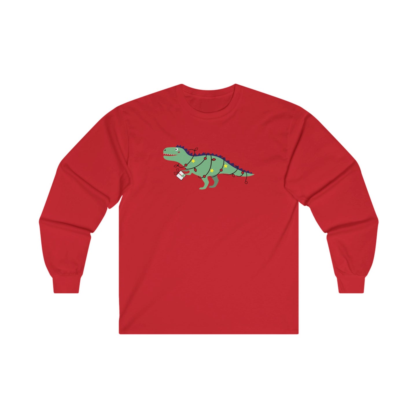 Dino Lights Unisex Ultra Cotton Long Sleeve Tee