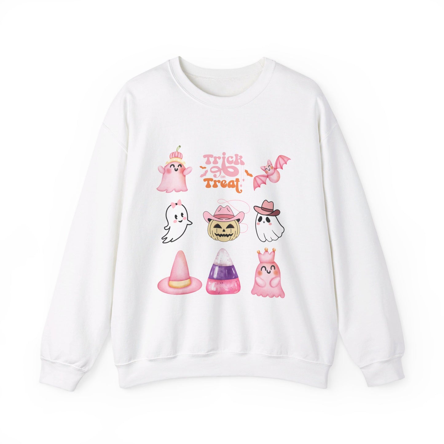 Trick or Treat Friends Unisex Heavy Blend™ Crewneck Sweatshirt
