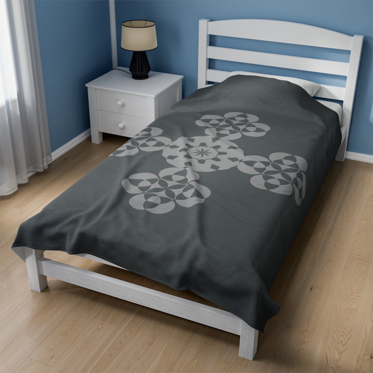 Quilt Cross Velveteen Plush Blanket