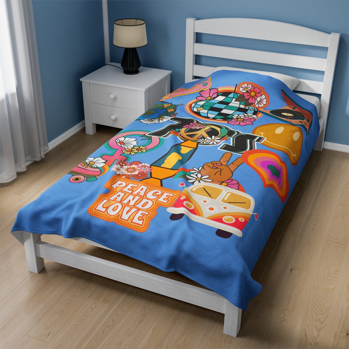The 70’s Velveteen Plush Blanket