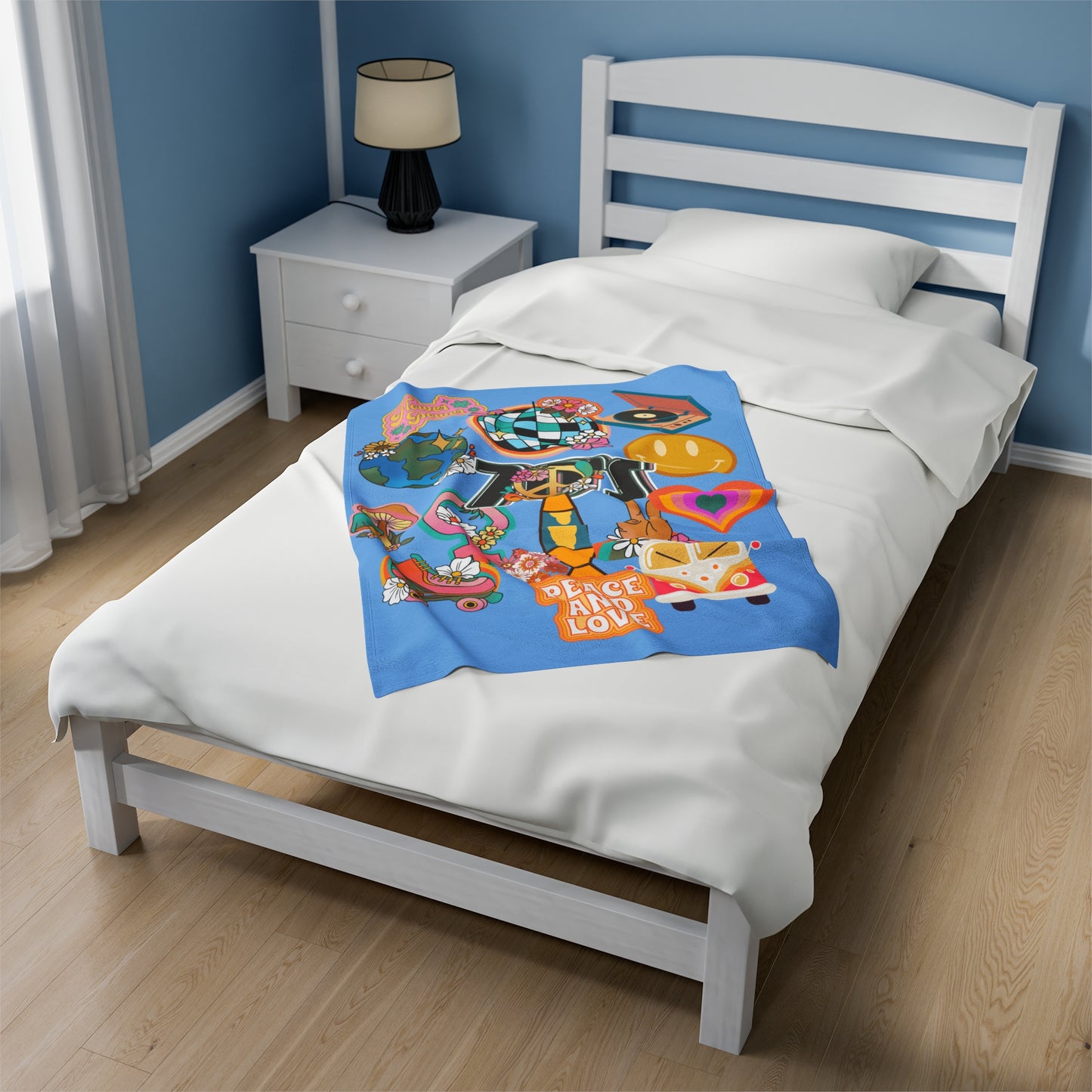 The 70’s Velveteen Plush Blanket