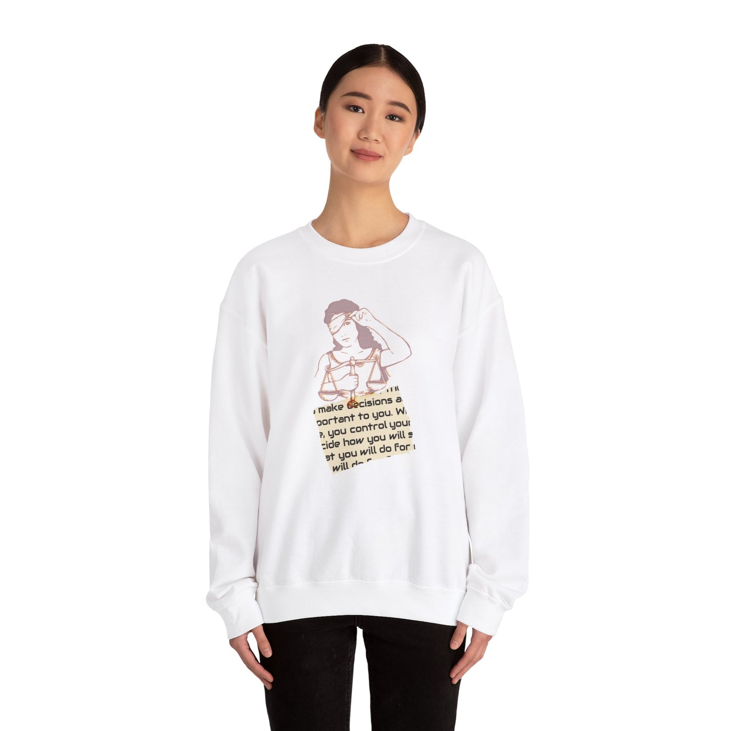 Blind Justice Unisex Heavy Blend™ Crewneck Sweatshirt