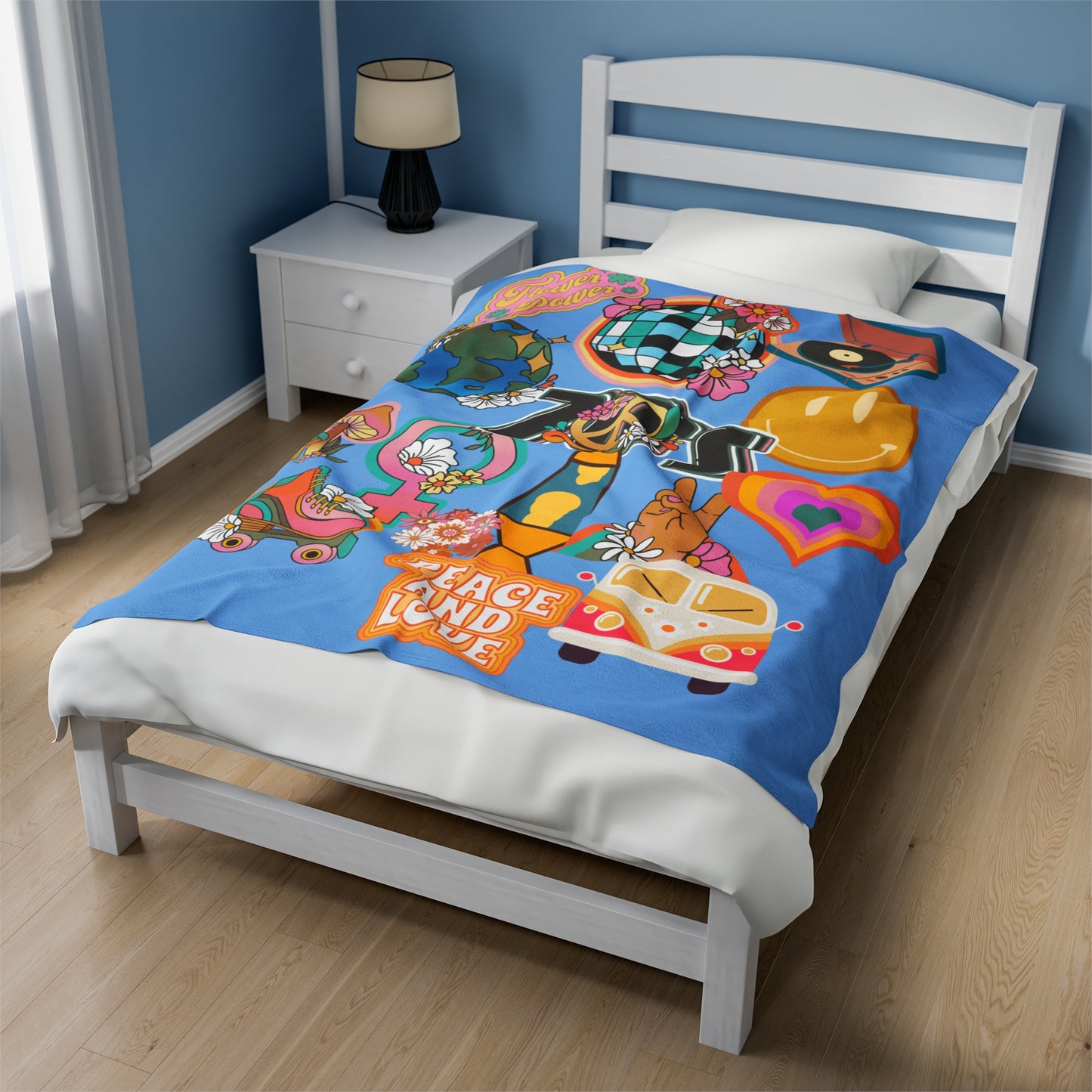 The 70’s Velveteen Plush Blanket