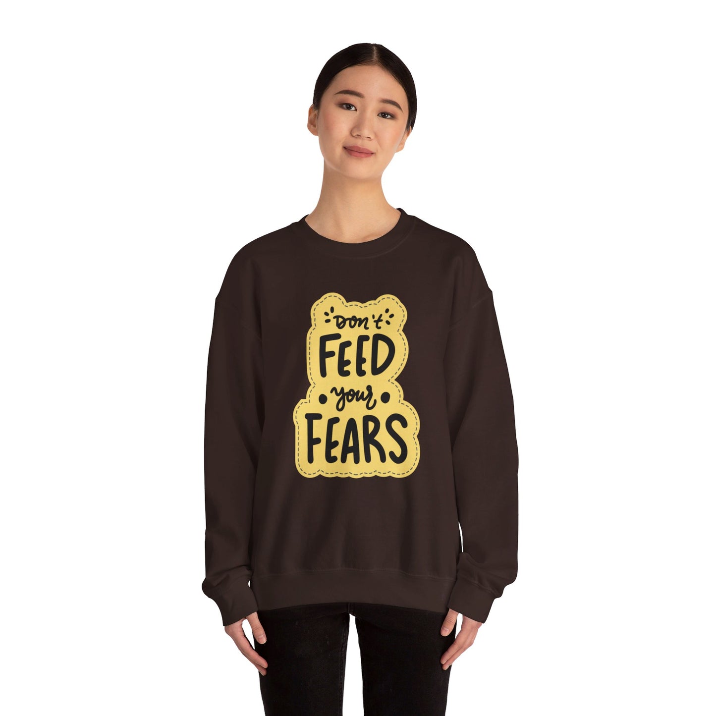 Don’t Feed Fears Unisex Heavy Blend™ Crewneck Sweatshirt