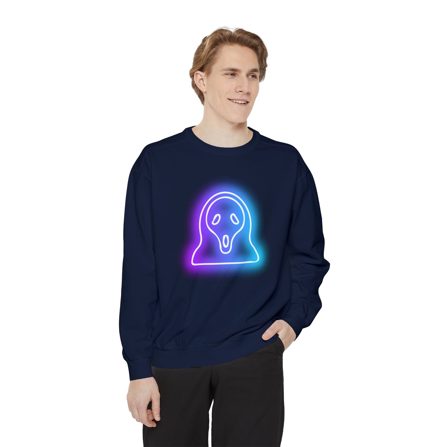 Neon Scream Unisex Garment-Dyed Sweatshirt