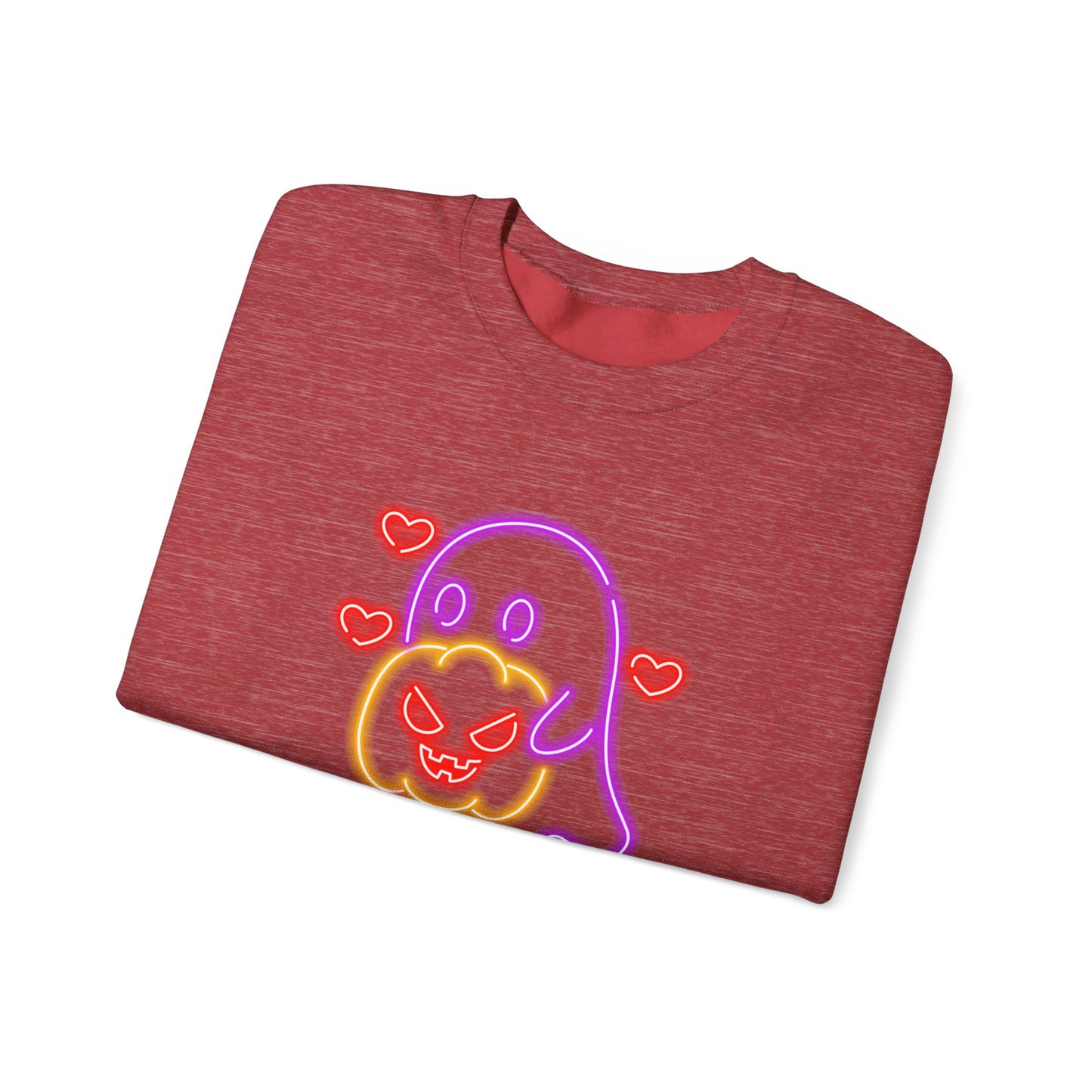 Neon Luv Ghost Unisex Heavy Blend™ Crewneck Sweatshirt