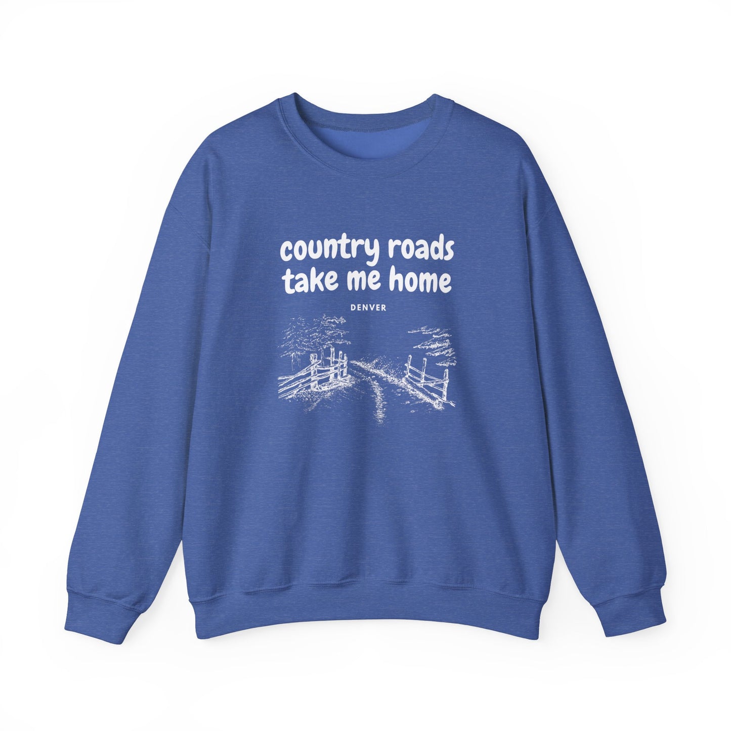 Country Roads Unisex Heavy Blend™ Crewneck Sweatshirt