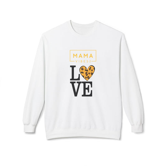 Mama Vibes Unisex Midweight Softstyle Fleece Crewneck Sweatshirt