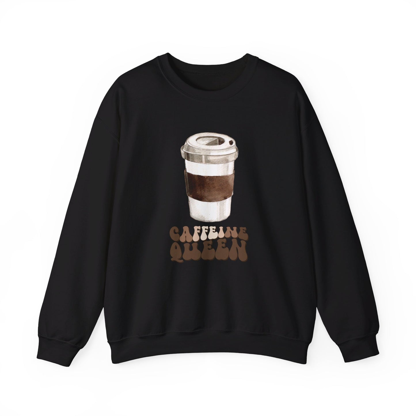 Caffeine Queen Unisex Heavy Blend™ Crewneck Sweatshirt