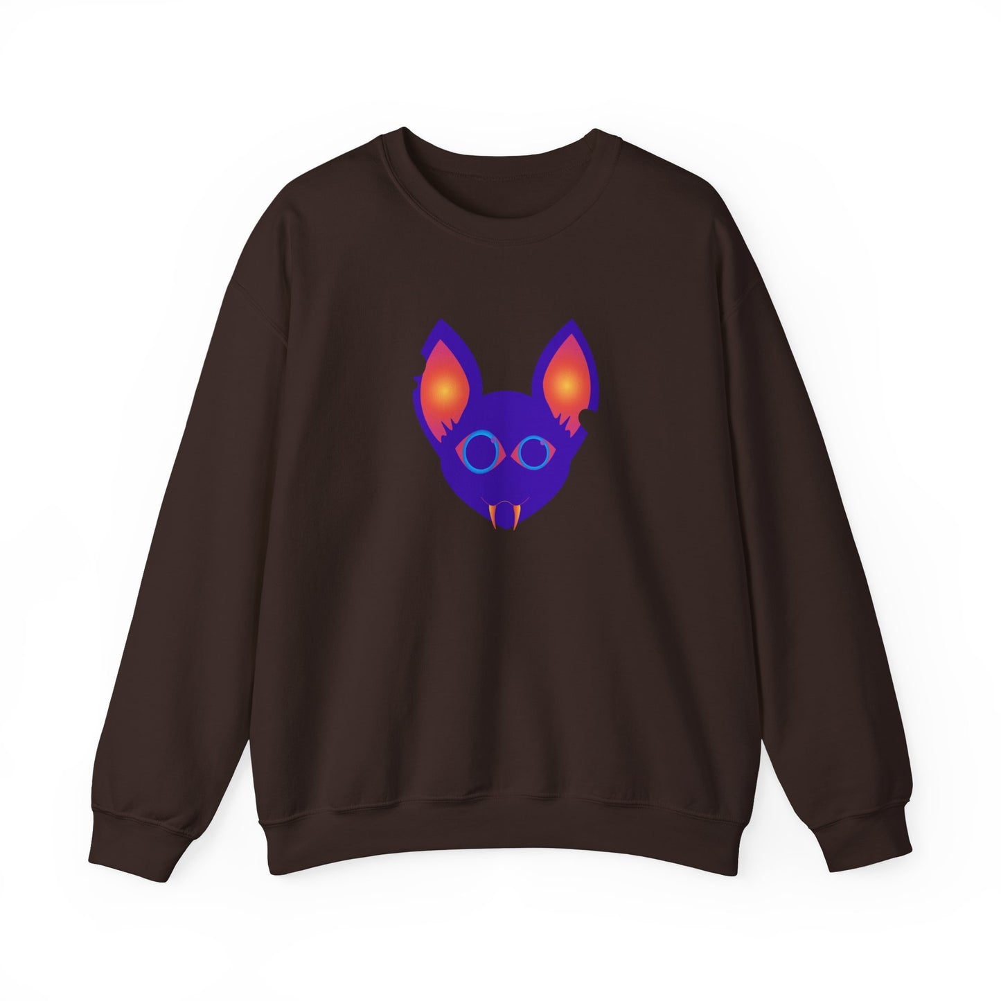 Purple Kitty Unisex Heavy Blend™ Crewneck Sweatshirt