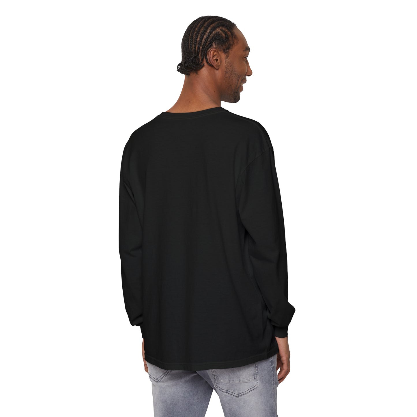 Hawk Feather Unisex Garment-dyed Long Sleeve T-Shirt