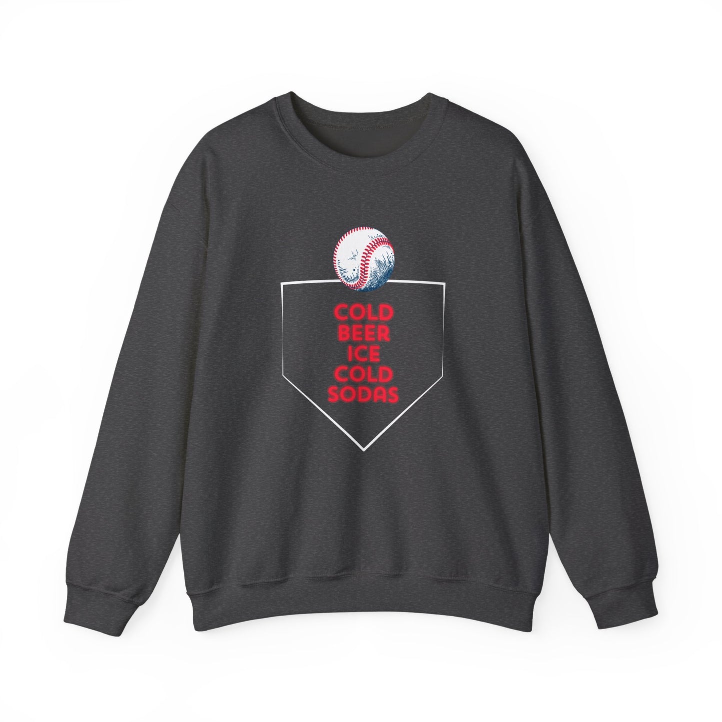 Cold Beer Ice Cold Sodas Unisex Heavy Blend™ Crewneck Sweatshirt