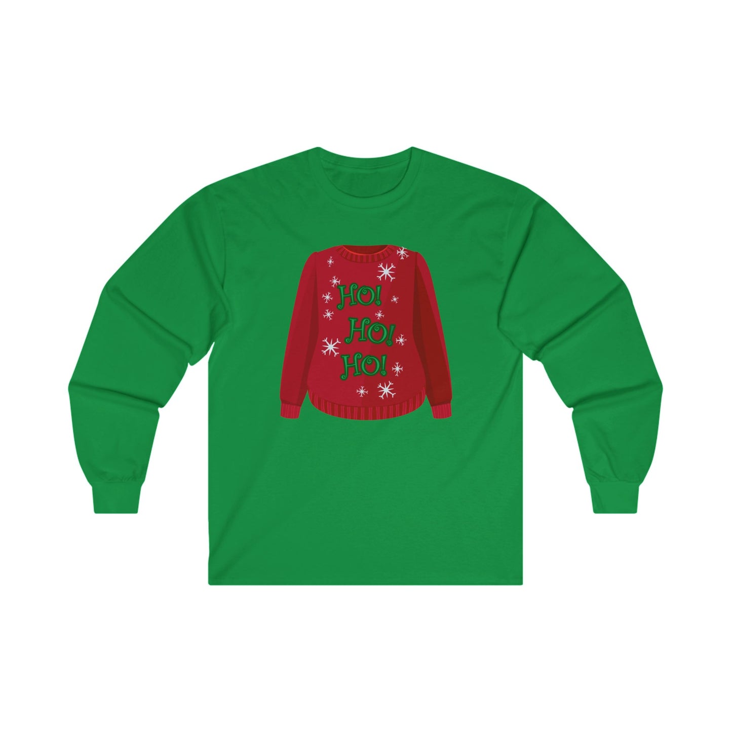 Ho Ugly Sweater Unisex Ultra Cotton Long Sleeve Tee