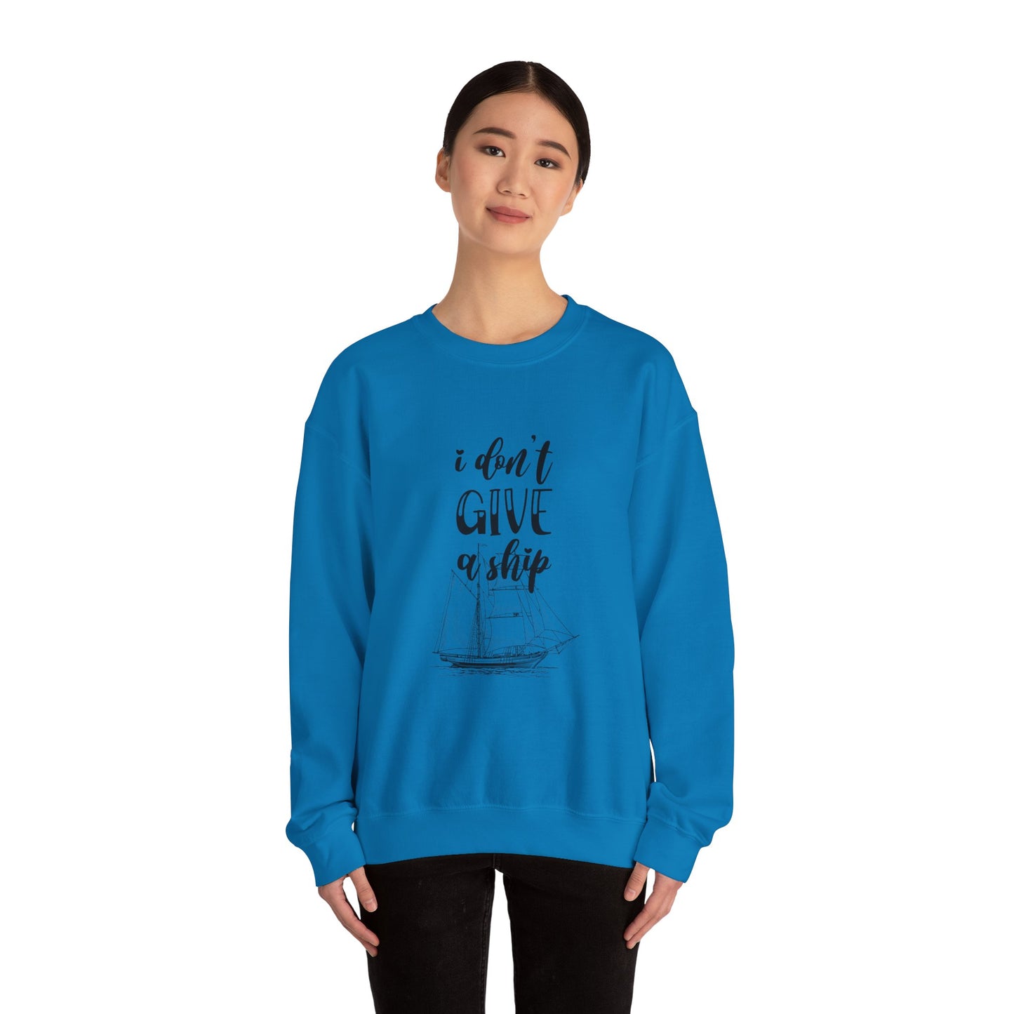 Don’t Give a Ship Unisex Heavy Blend™ Crewneck Sweatshirt