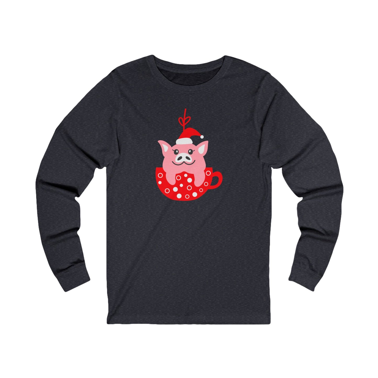 Piggy Cup Unisex Jersey Long Sleeve Tee