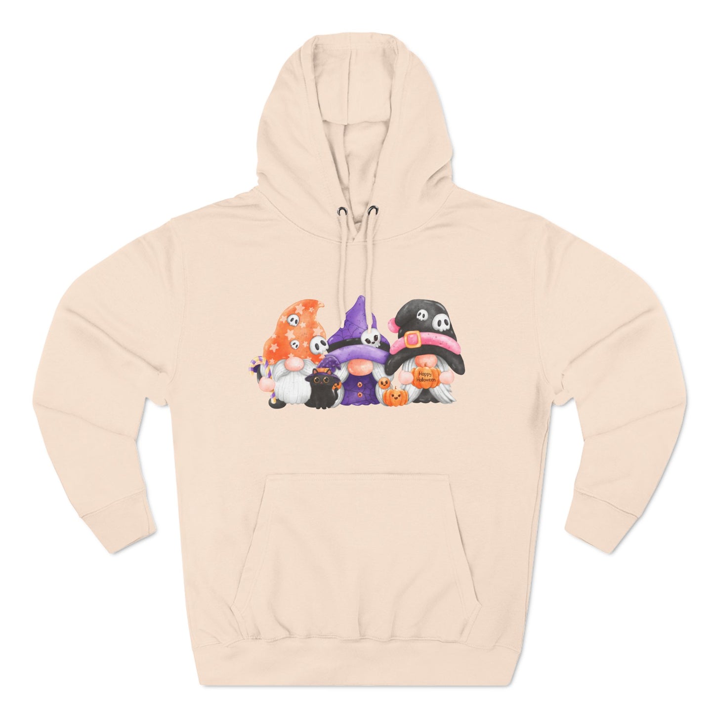 Hallow Gnomies Three-Panel Fleece Hoodie