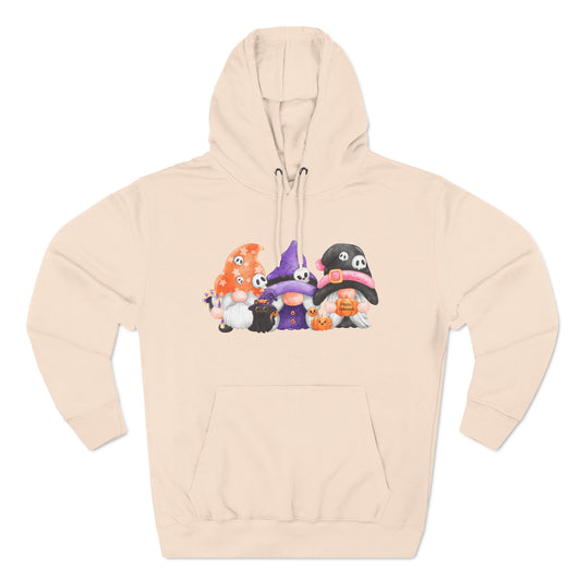 Hallow Gnomies Three-Panel Fleece Hoodie