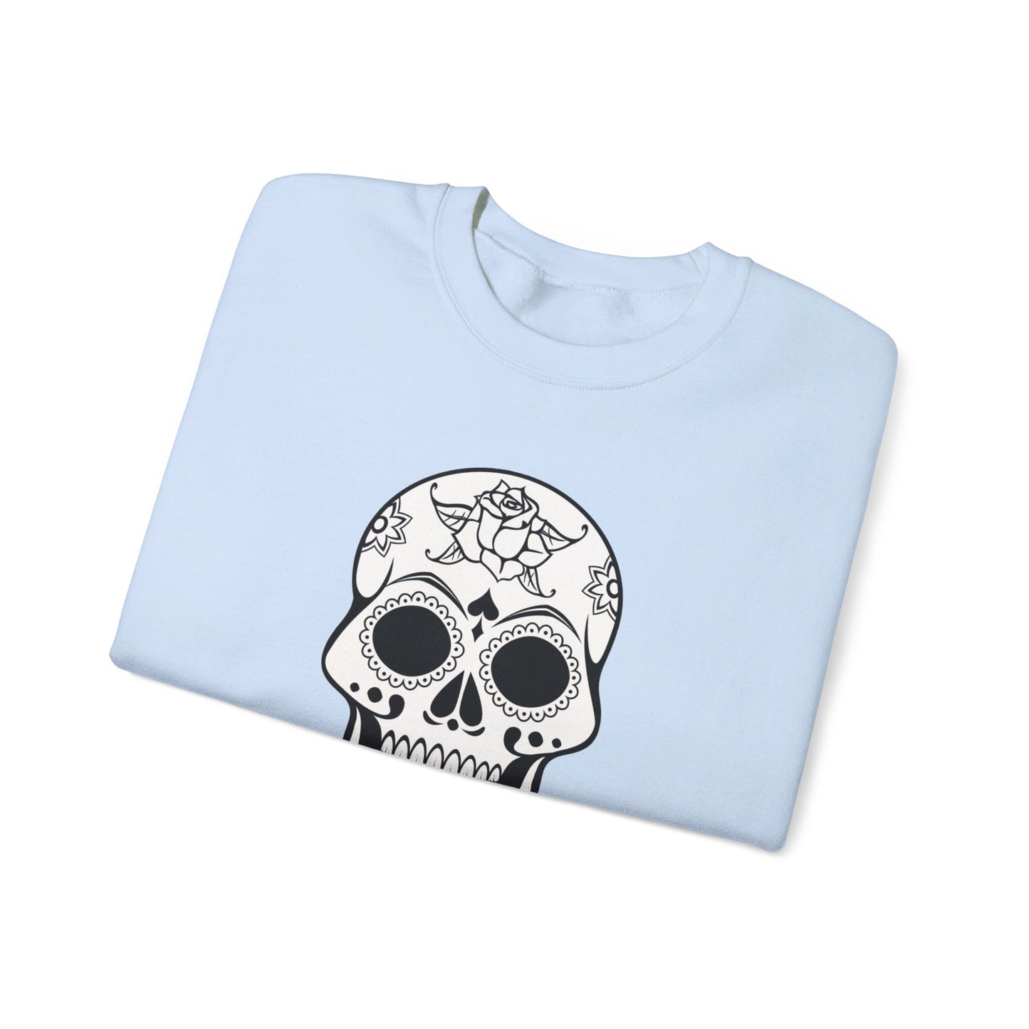 BW Skull Unisex Heavy Blend™ Crewneck Sweatshirt