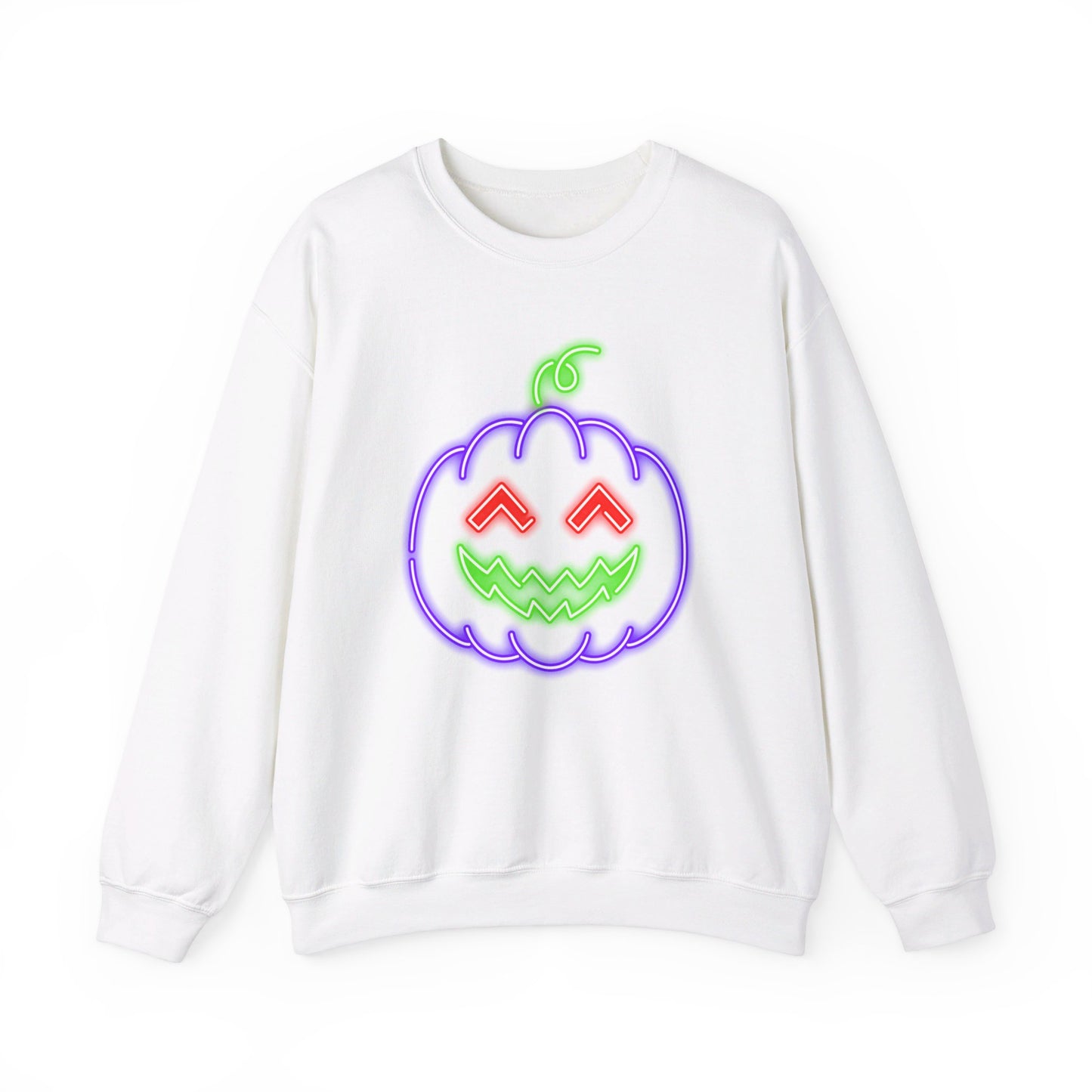 Lit Pumpkin Unisex Heavy Blend™ Crewneck Sweatshirt