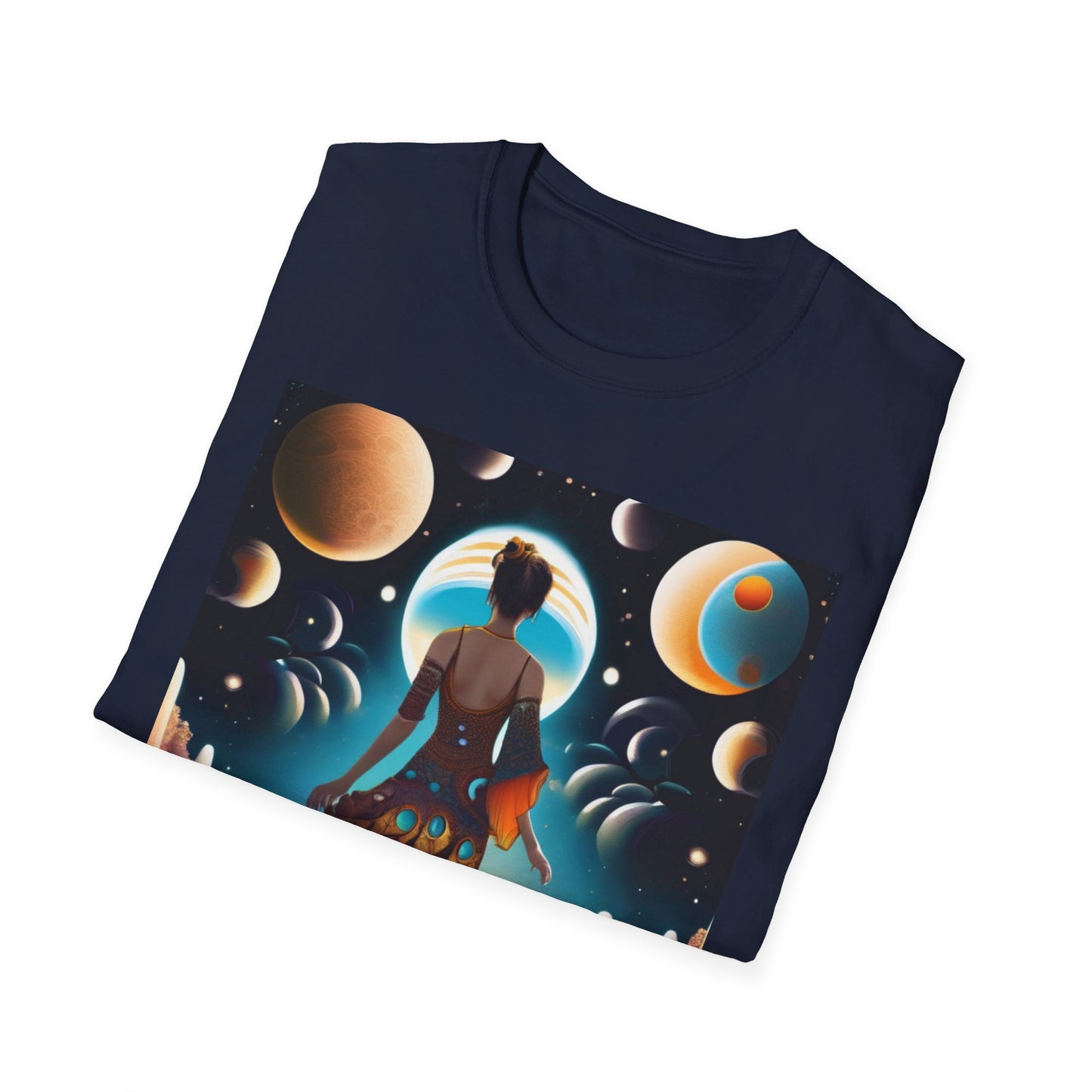 Space Girl Unisex Softstyle T-Shirt