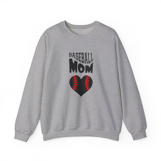 Baseball Mom Unisex Heavy Blend™ Crewneck Sweatshirt