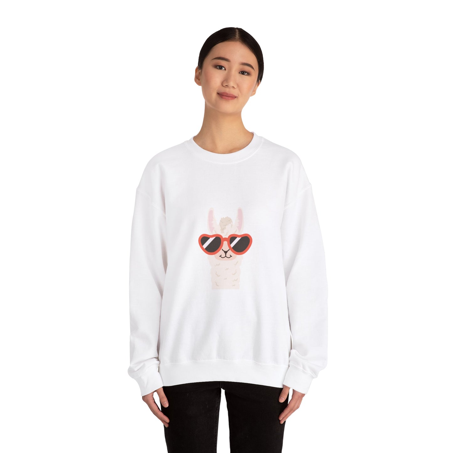 Llama Unisex Heavy Blend™ Crewneck Sweatshirt