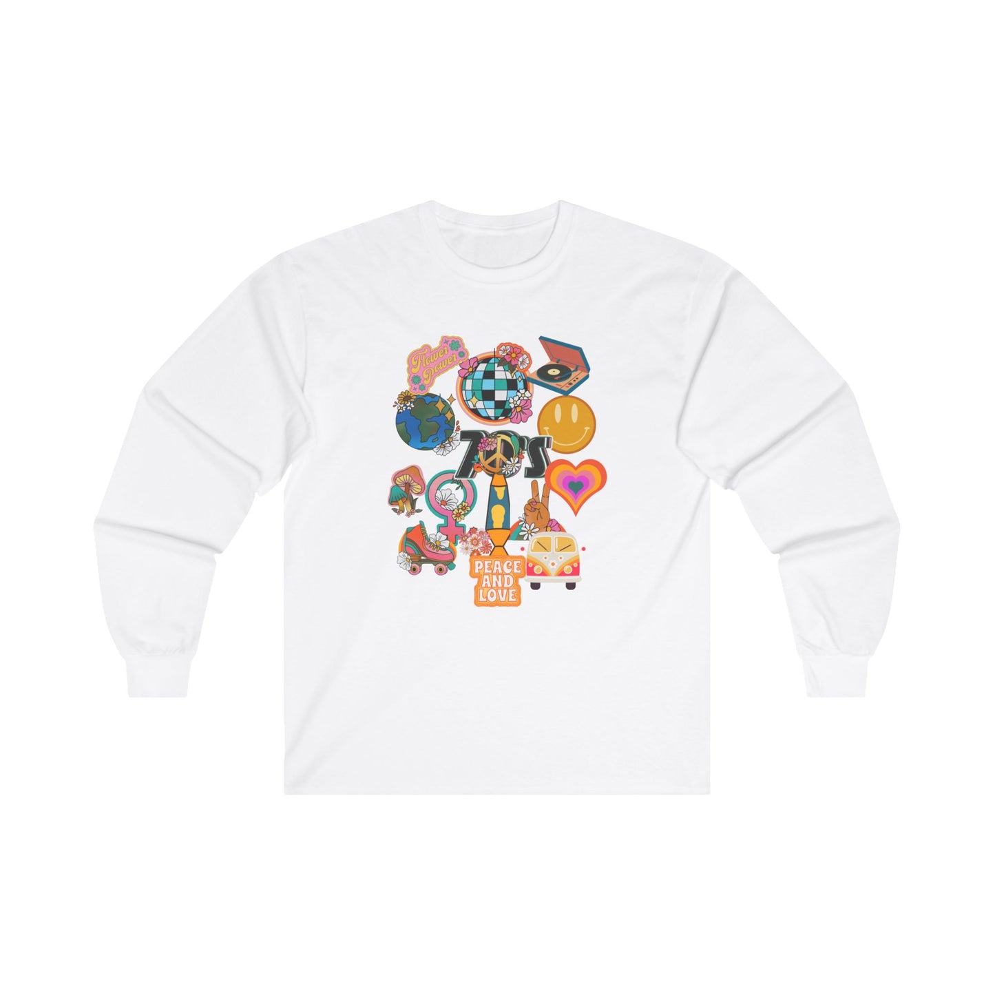 70’s Unisex Ultra Cotton Long Sleeve Tee