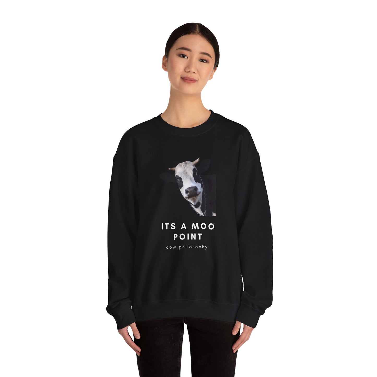 Moo Point Unisex Heavy Blend™ Crewneck Sweatshirt