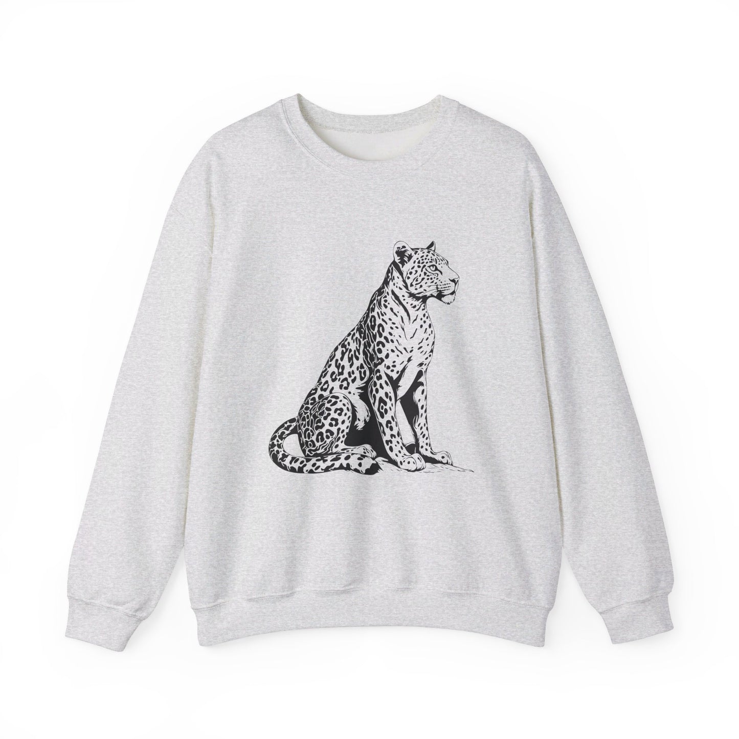 BW Leopard Unisex Heavy Blend™ Crewneck Sweatshirt