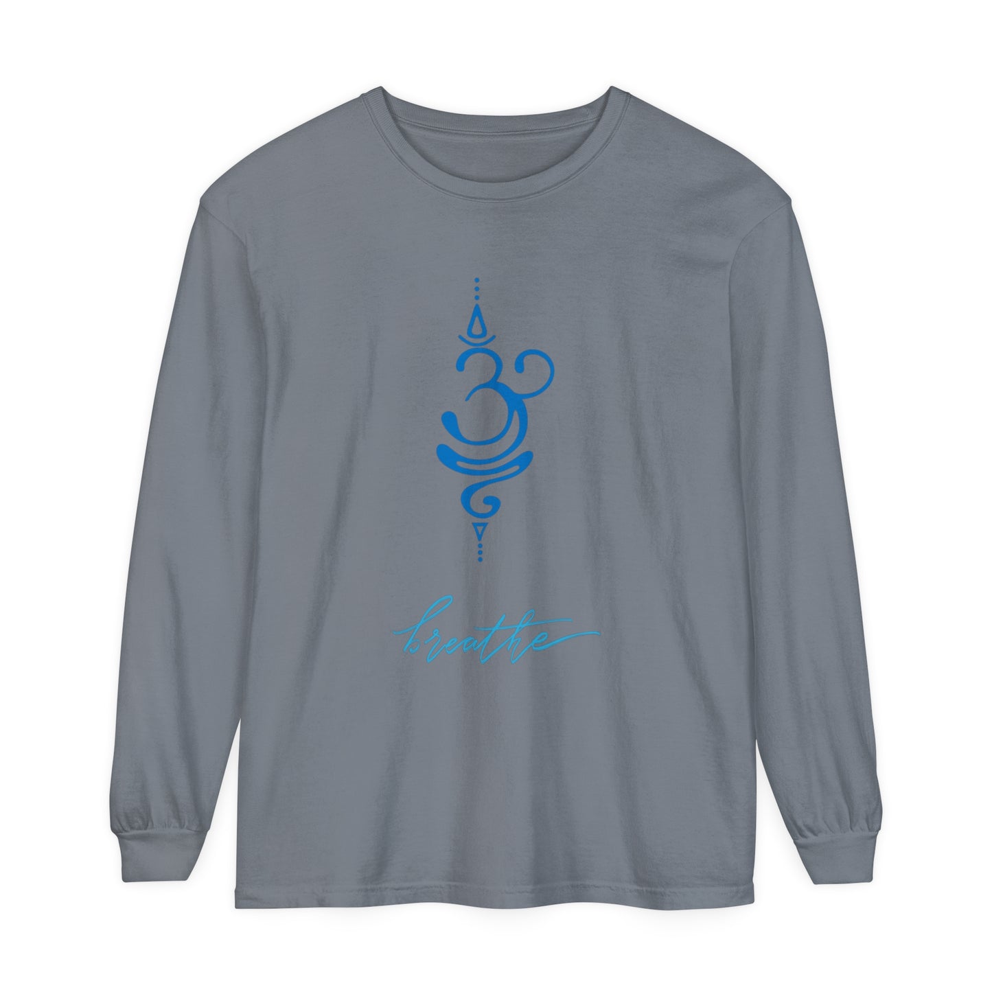 Breathe Unisex Garment-dyed Long Sleeve T-Shirt