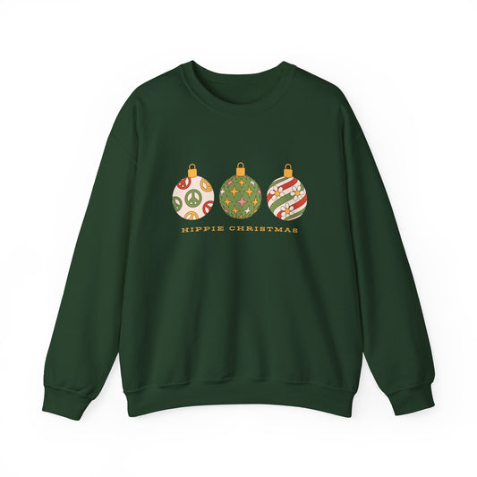 Hippie Christmas Unisex Heavy Blend™ Crewneck Sweatshirt