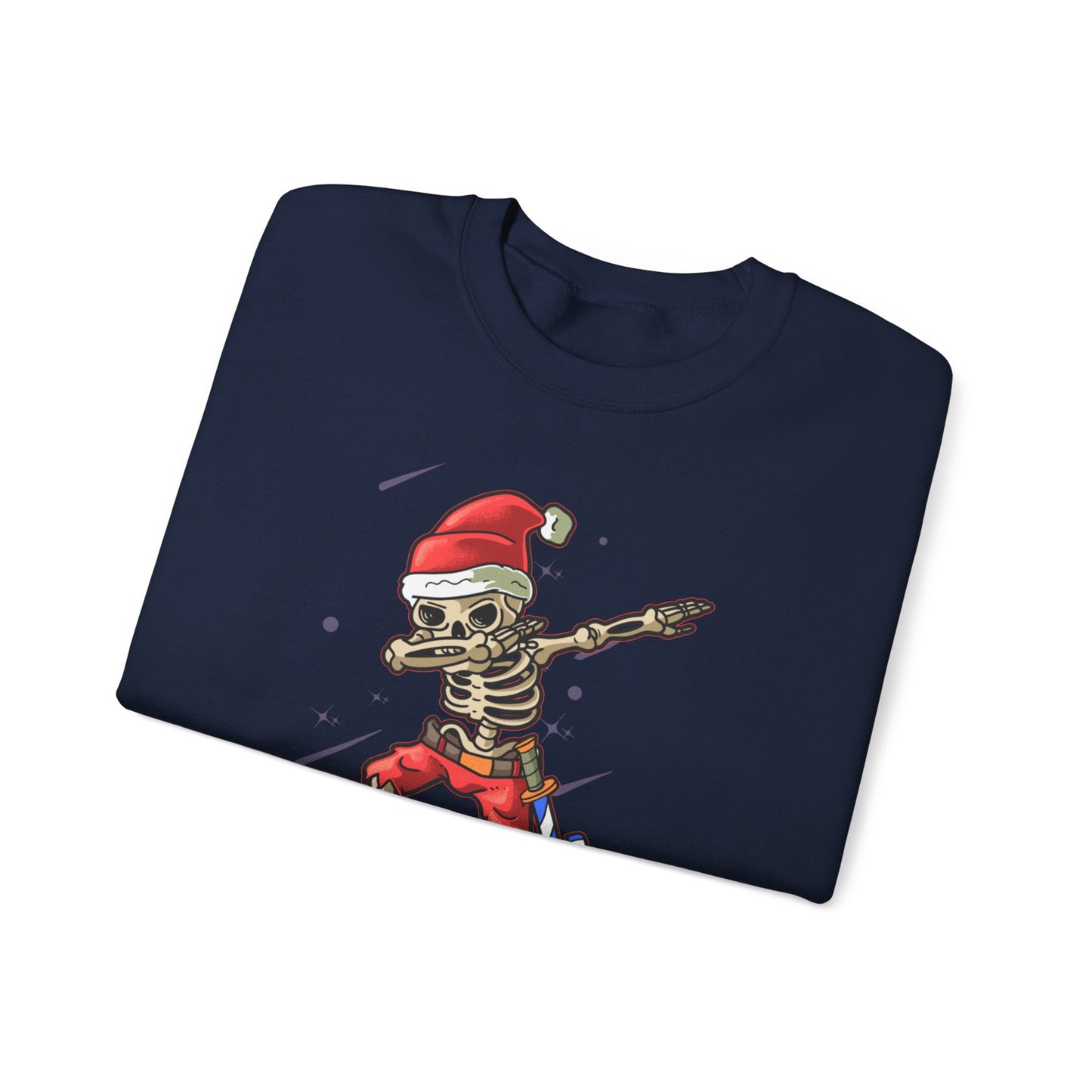 Skelly Dabbin Santa Unisex Heavy Blend™ Crewneck Sweatshirt