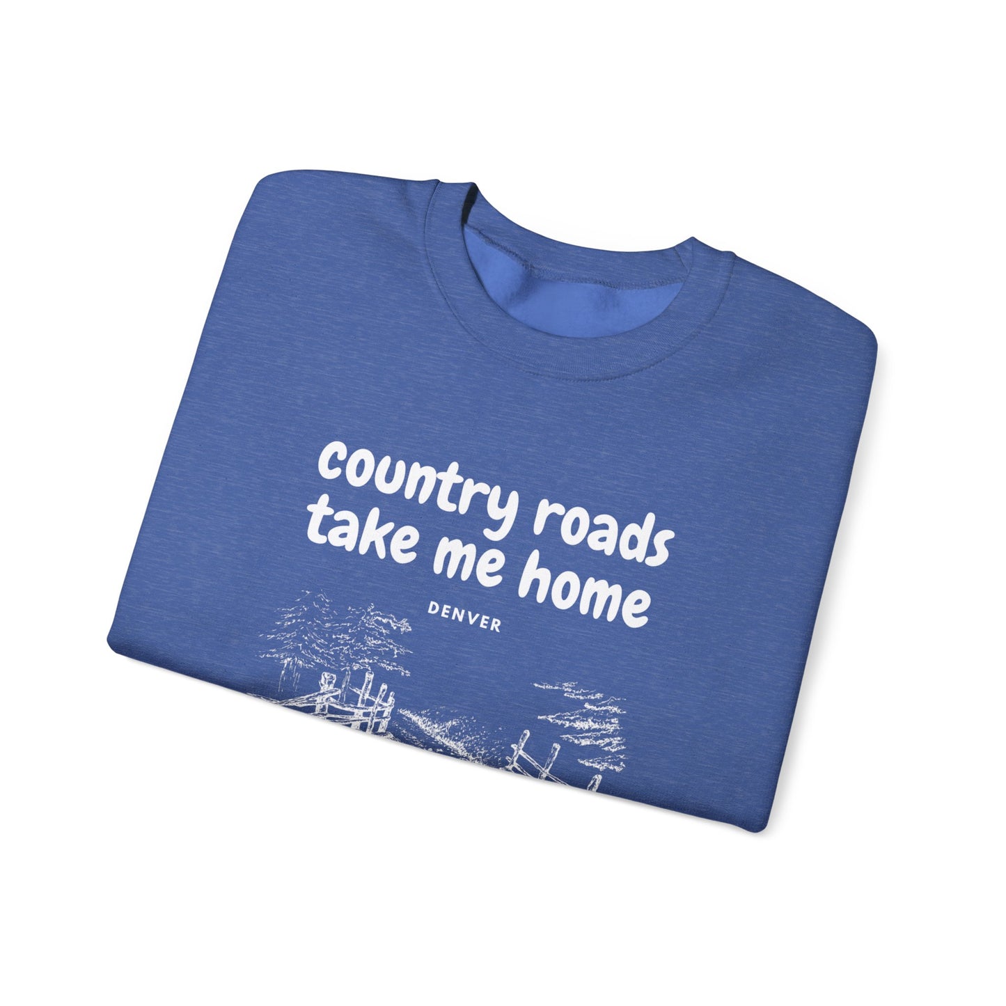 Country Roads Unisex Heavy Blend™ Crewneck Sweatshirt