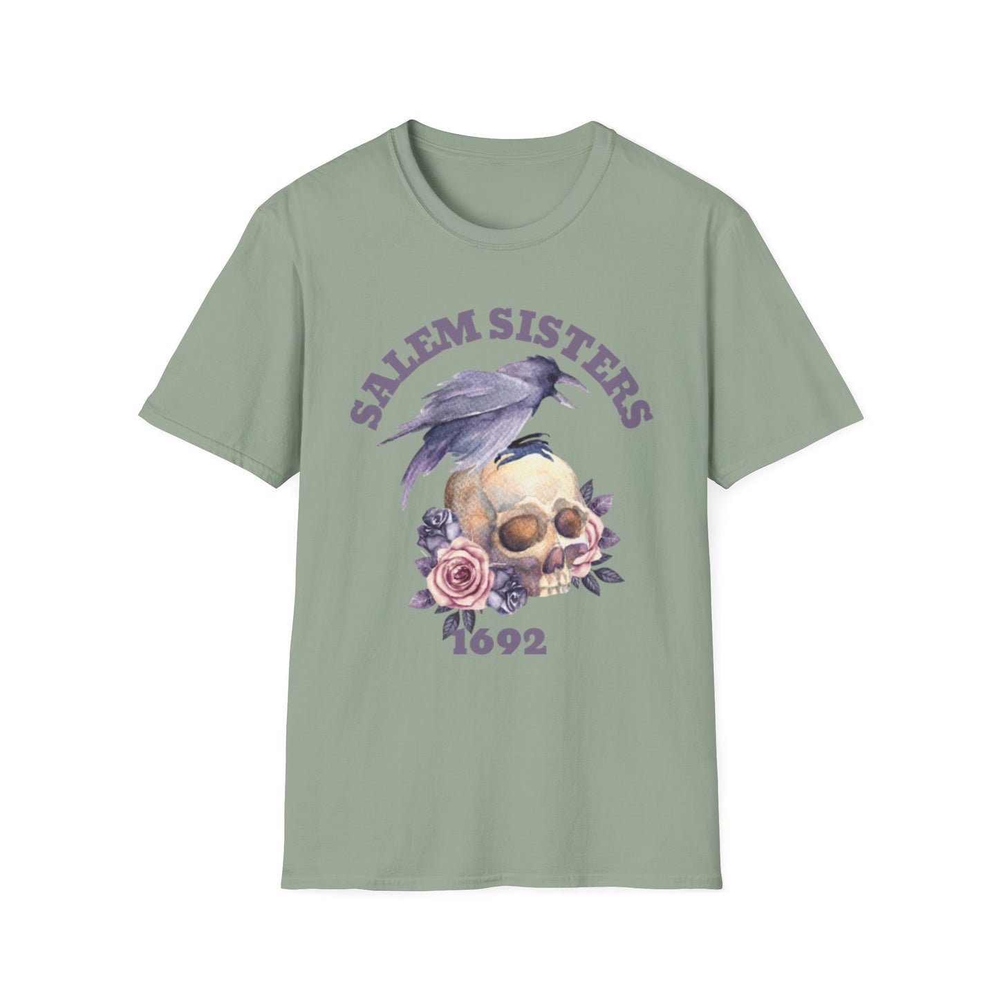 Salem Sisters Skull Unisex Softstyle T-Shirt