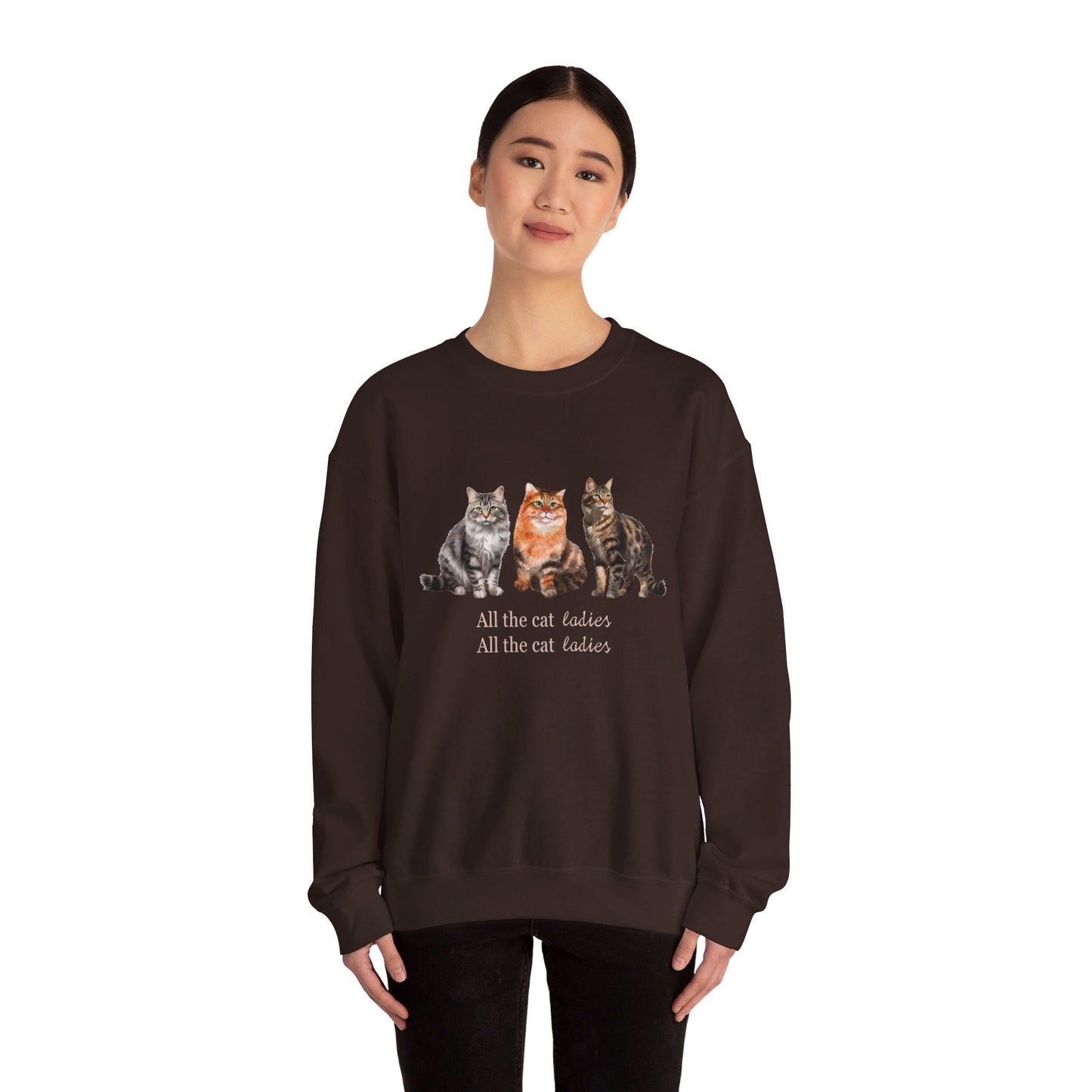 Cat Ladies Unisex Heavy Blend™ Crewneck Sweatshirt