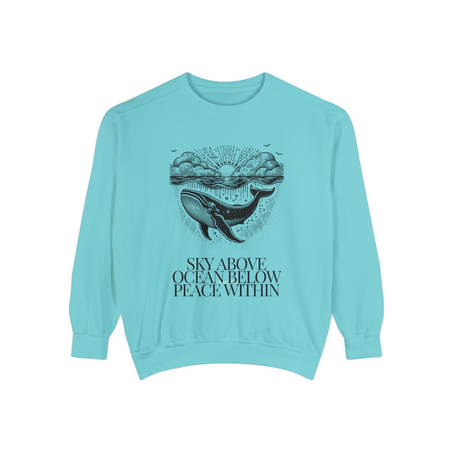 Sky Above Unisex Garment-Dyed Sweatshirt