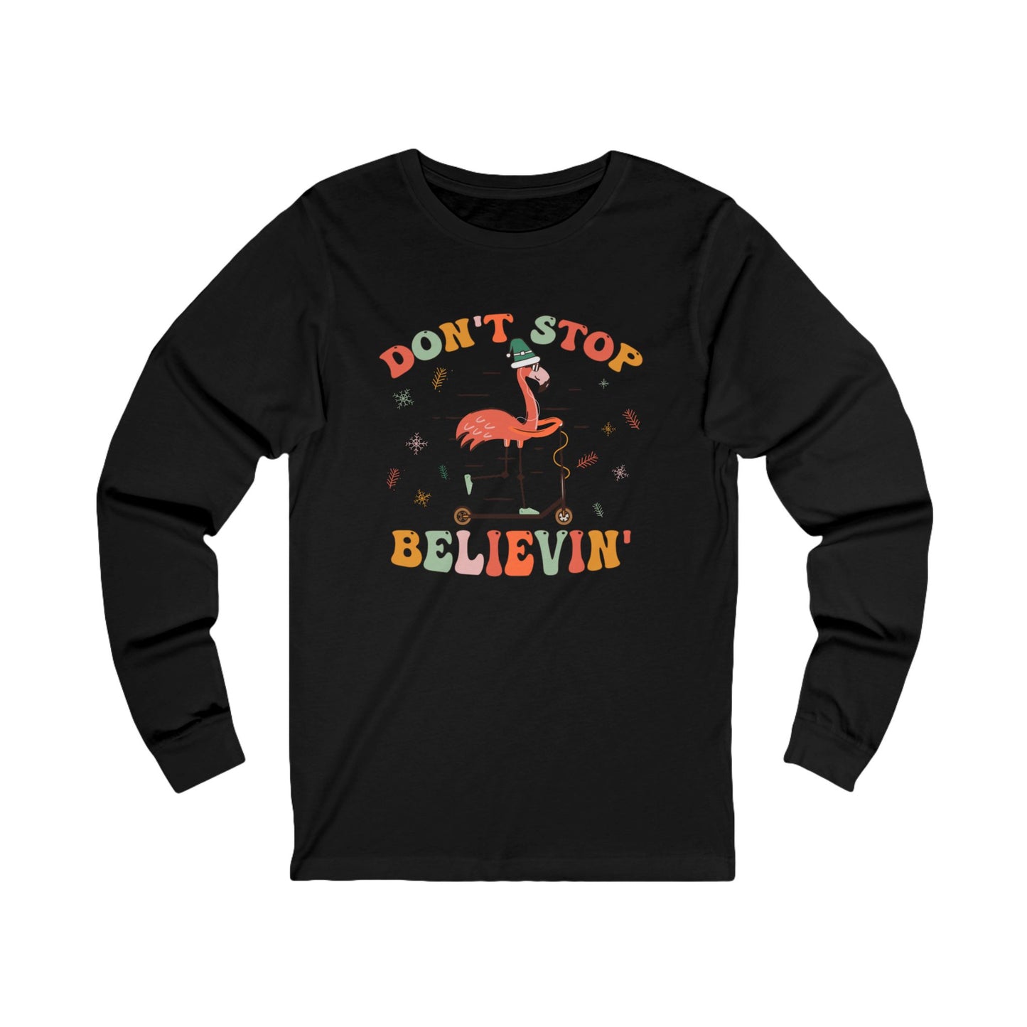 Don’t Stop Believing Unisex Jersey Long Sleeve Tee