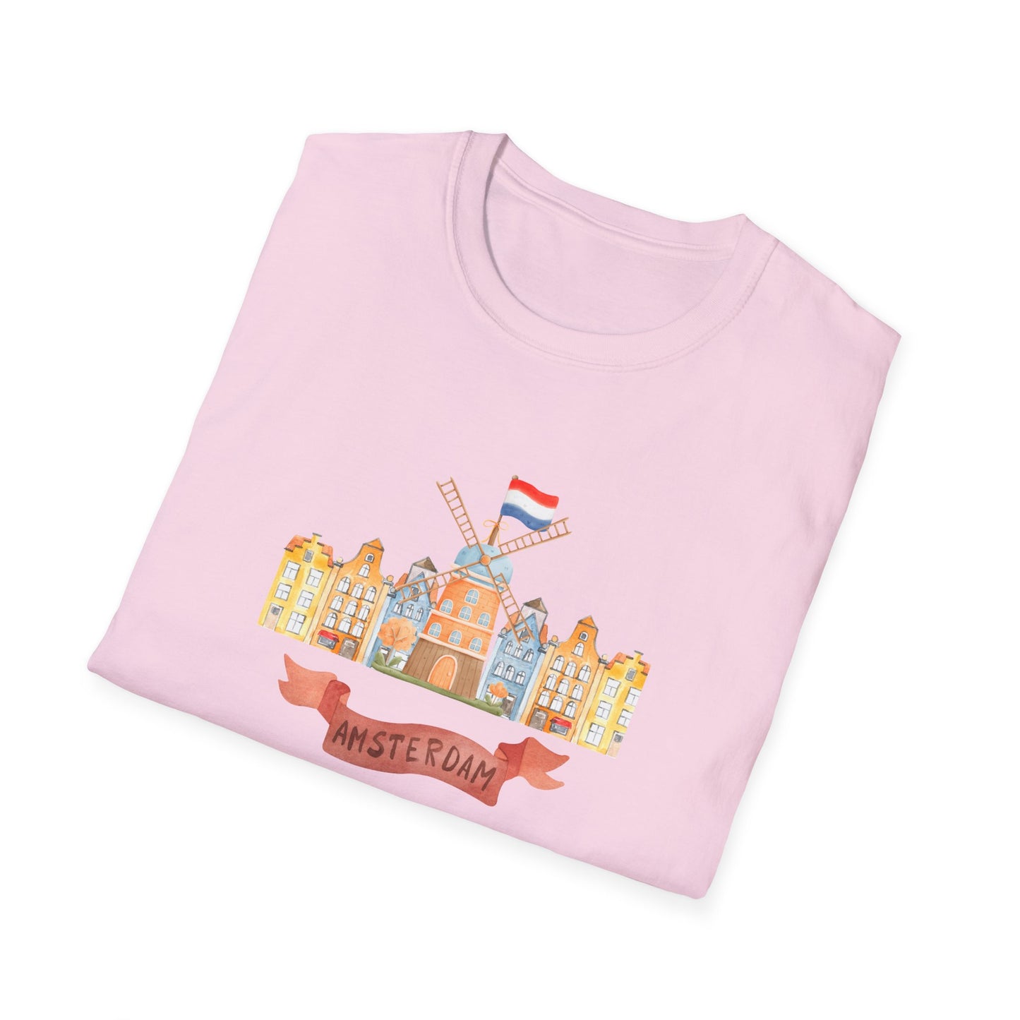 Amsterdam Architecture Unisex Softstyle T-Shirt