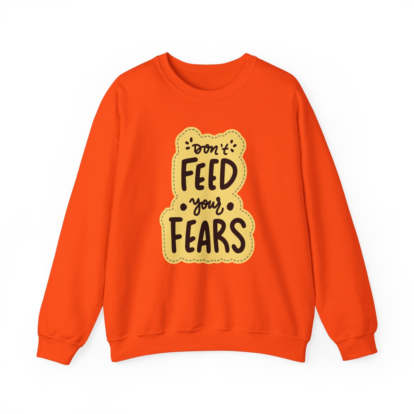 Don’t Feed Fears Unisex Heavy Blend™ Crewneck Sweatshirt