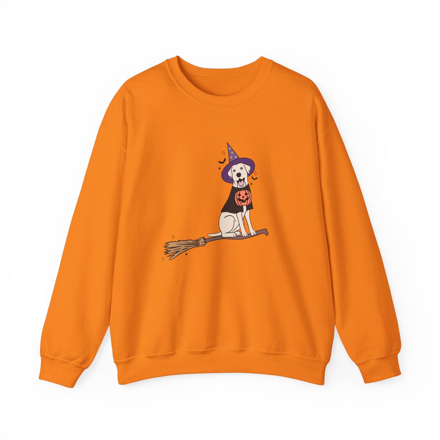 Retriever Witch Unisex Heavy Blend™ Crewneck Sweatshirt