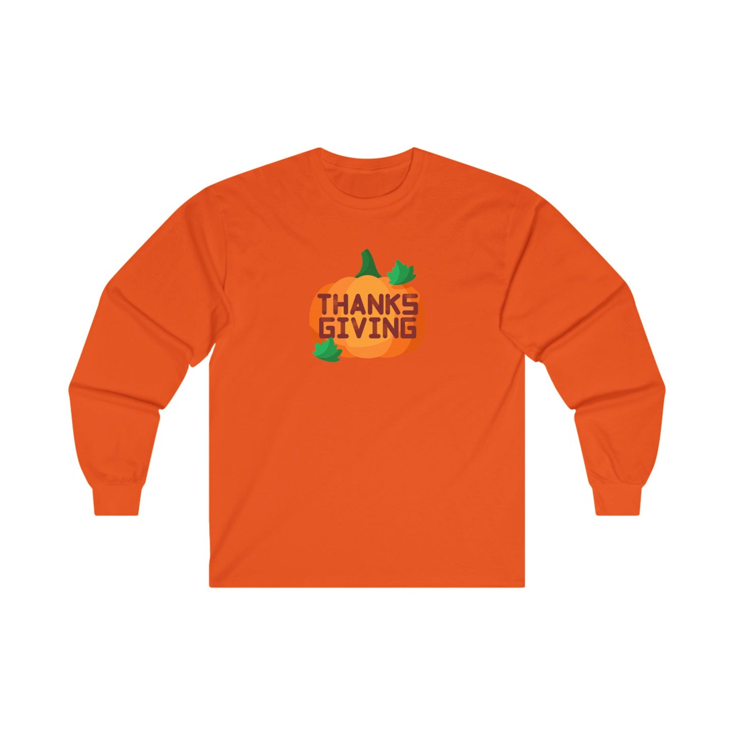 Orange Pumpkin TG Unisex Ultra Cotton Long Sleeve Tee